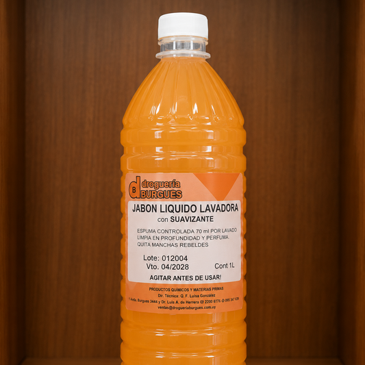 Jabon Líquido de Lavadora Con Suavizante
