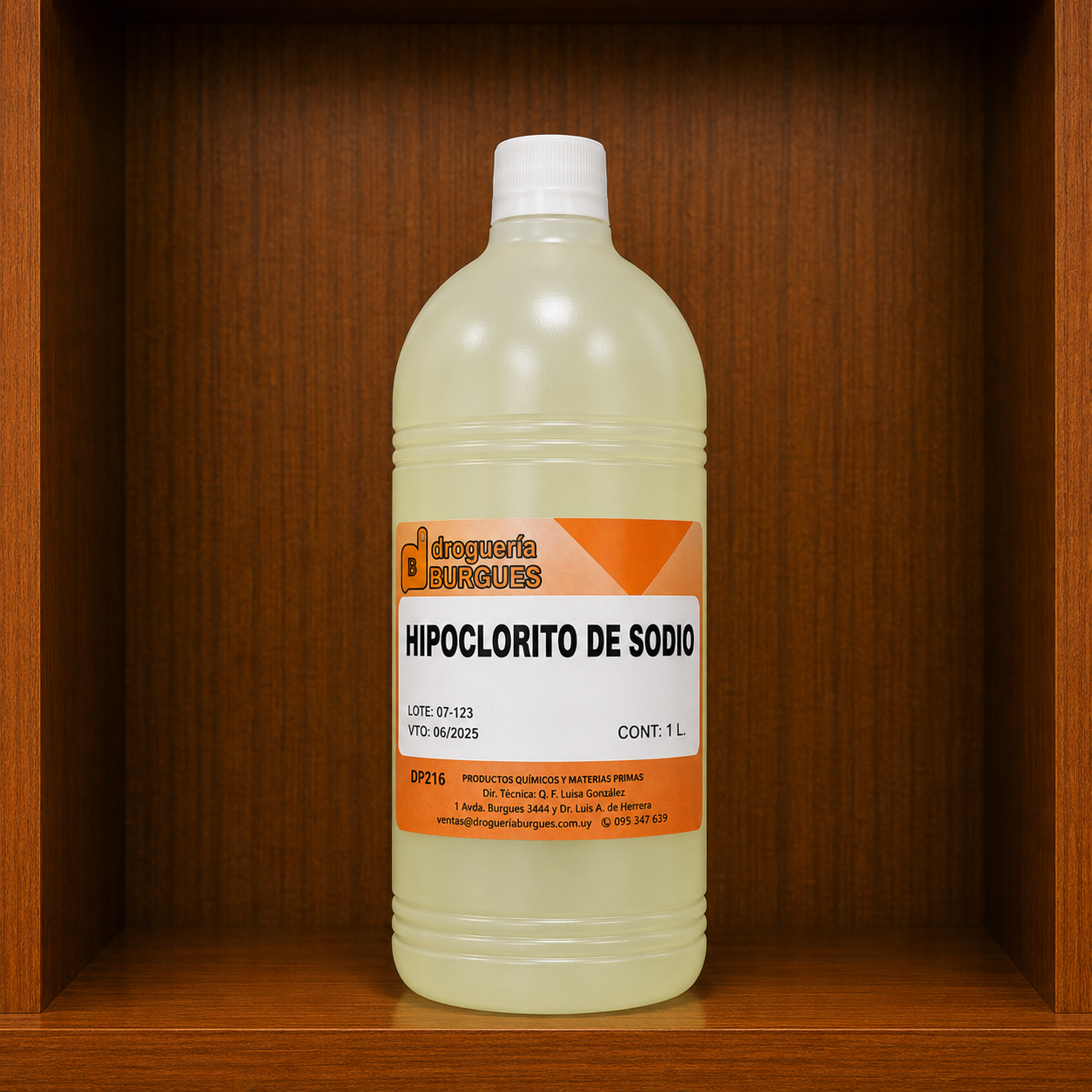 Hipoclorito de Sodio 100g/L 1L