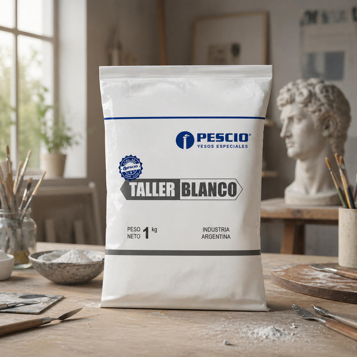 Yeso Taller Blanco 1kg