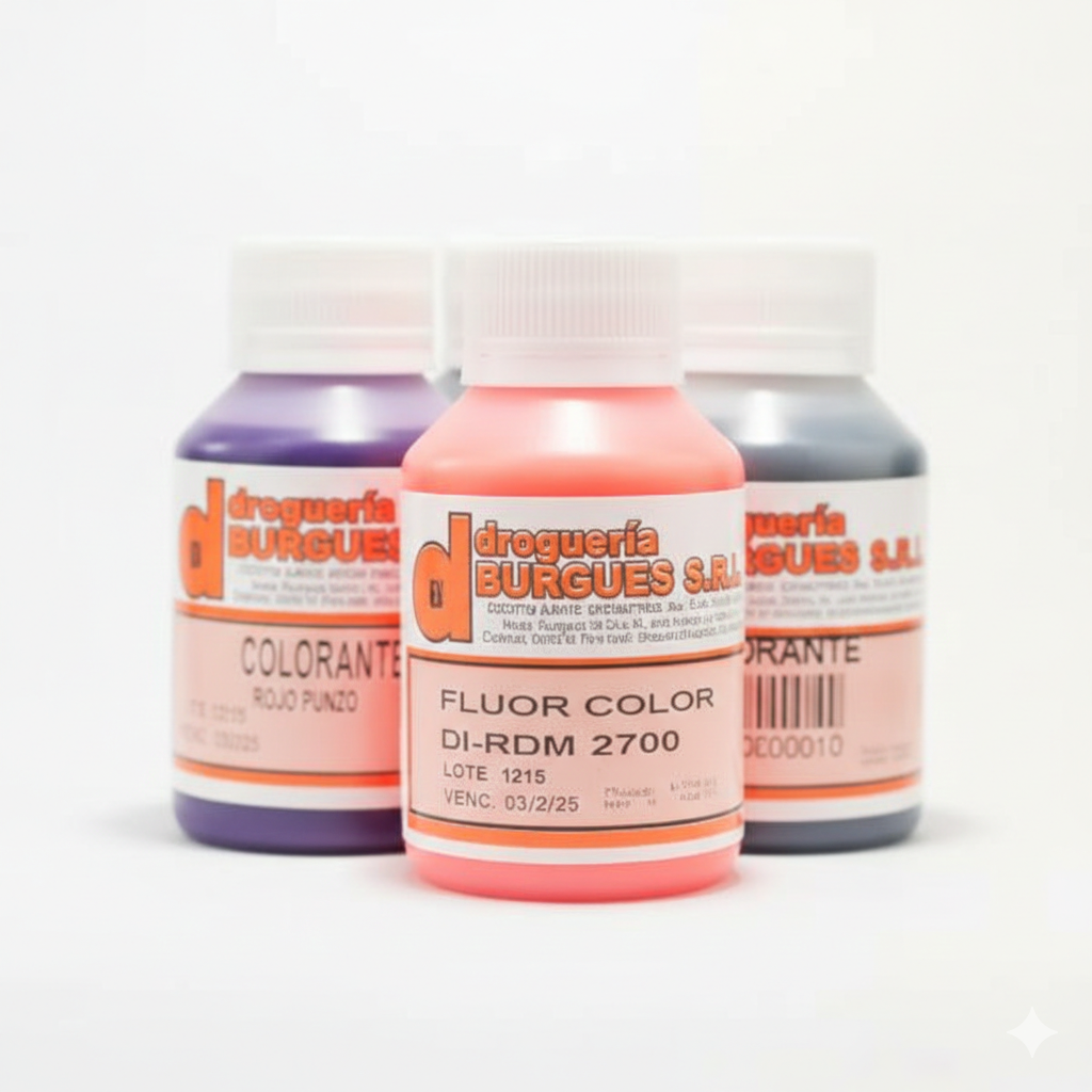Colorantes solubles en agua 100mL