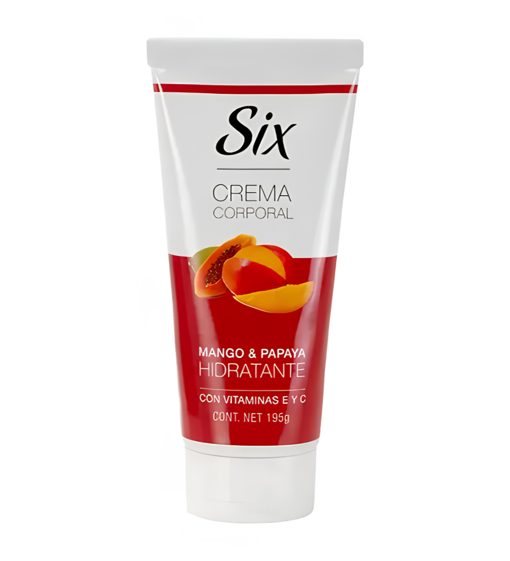 Crema Hidratante Corporal 195g Six
