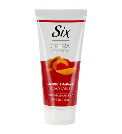 Crema Hidratante Corporal 195g Six
