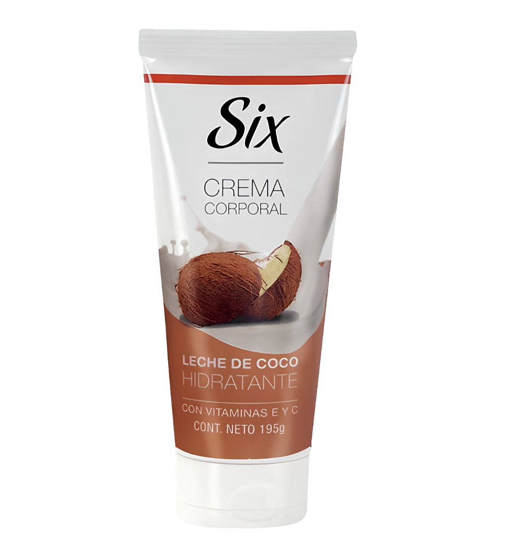 Crema Hidratante Corporal 195g Six