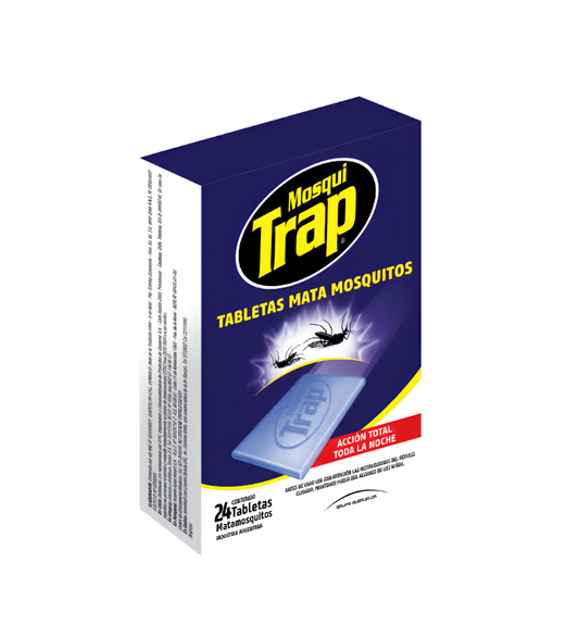 Tabletas para Mosquitos Mosqui Trap 24 unidades