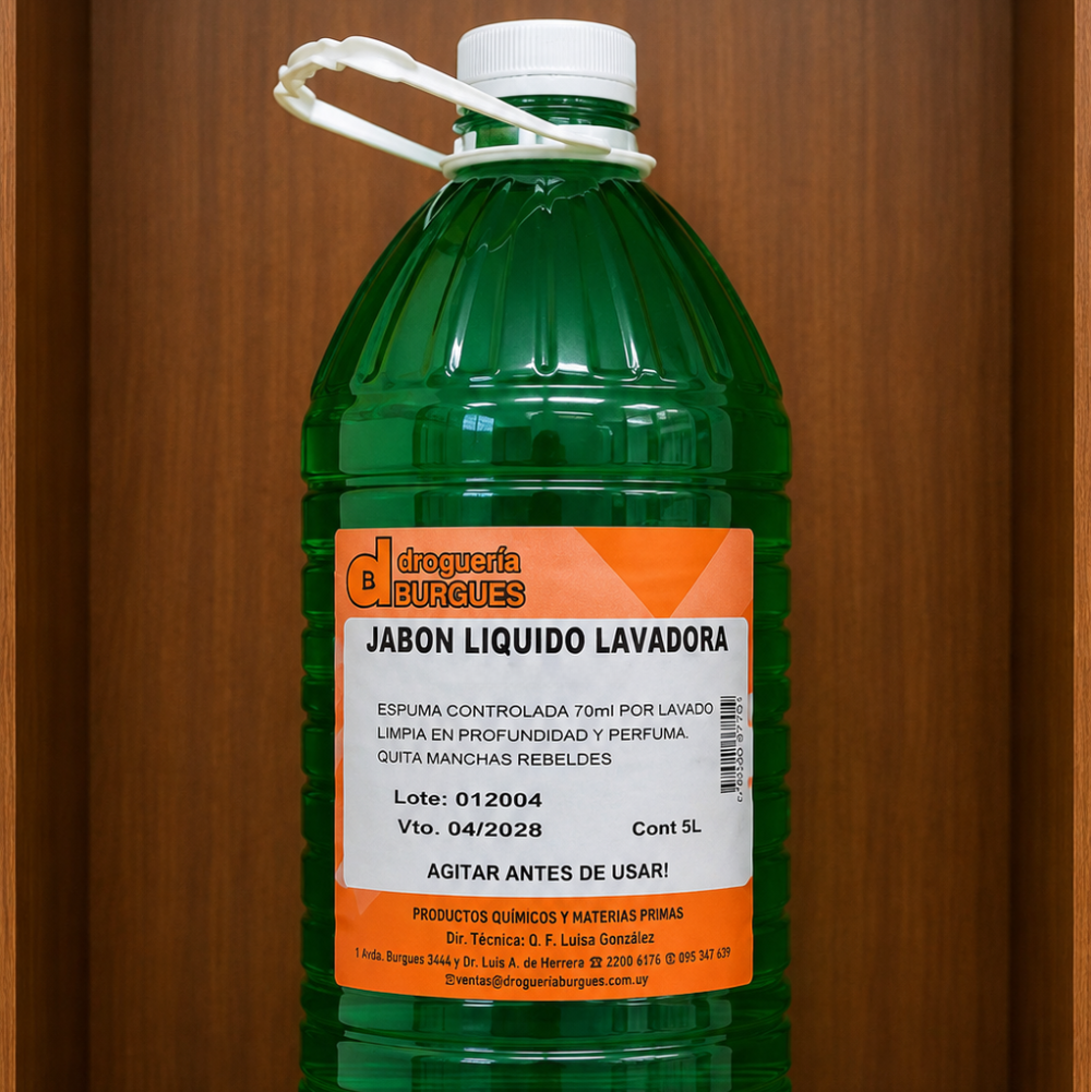 Jabon Líquido de Lavadora