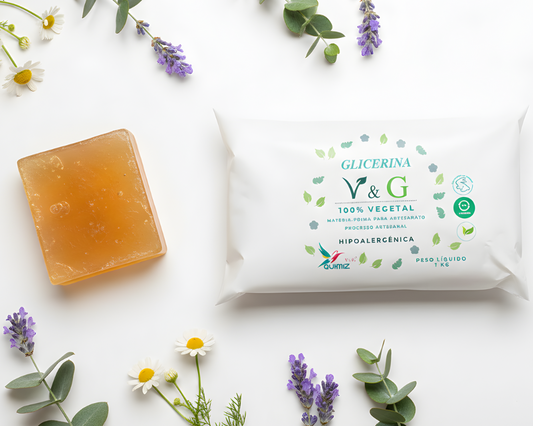 Barra de Glicerina Vegetal 1kg